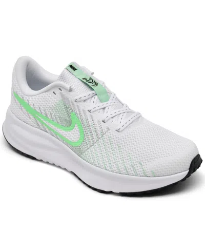 Nike Women's Run Defy Running Sneakers From Finish Line In White