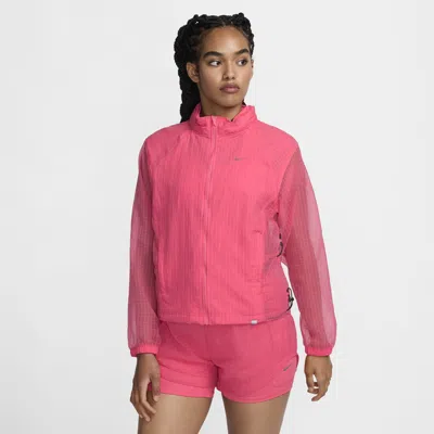 Nike Women's Running Division Packable Running Jacket In Aster Pink/aster Pink