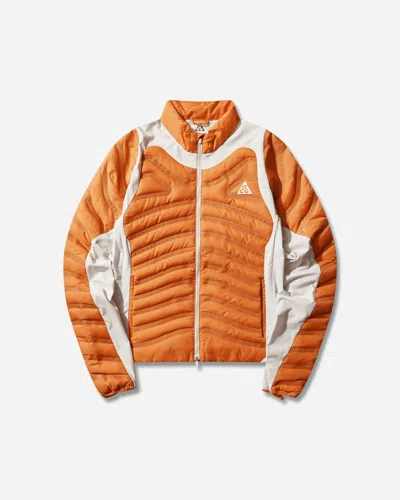 Nike Quilted Puffer Jacket In Orange