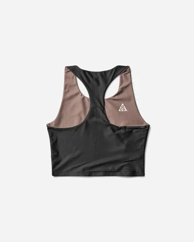Nike Women S Acg  Tree Frog  Dri-fit Adv Reversible Tank Top Black / Mink Brown In Multi
