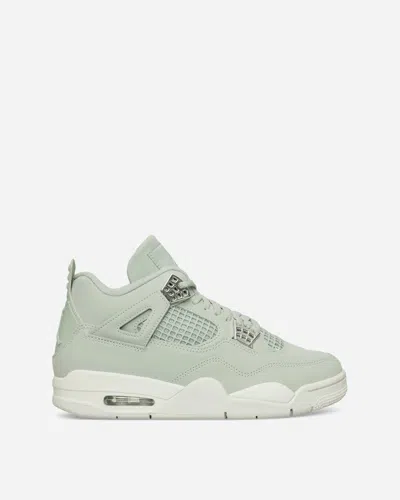 Nike Air Jordan 4 Retro Rubber And Mesh-trimmed Leather High-top Sneakers In Multicolor