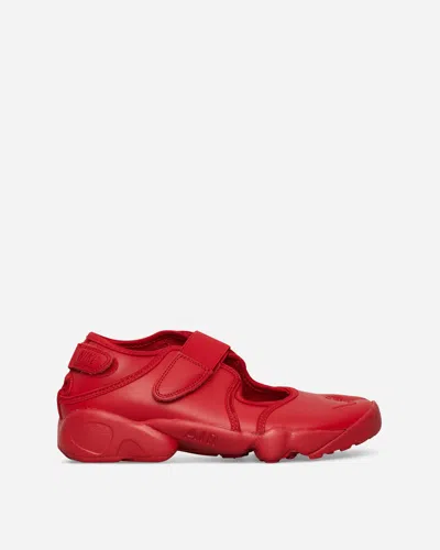 Nike Women S Air Rift Leather Sandals Fire In Red