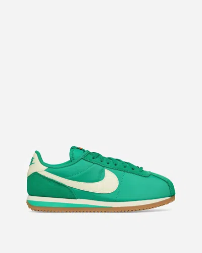 NIKE WOMEN S CORTEZ TEXTILE SNEAKERS STADIUM GREEN / COCONUT MILK