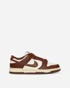 Nike White & Brown Dunk Low Sneakers In Brown