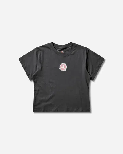 Nike Women S Jordan Brooklyn Graphic T-shirt Anthracite In Multi