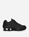 Nike R4 Shox Sneakers With Perforated Detailing And Rubber Outsole In Black