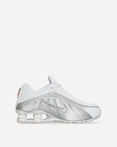 Nike Women S Shox R4 Sneakers White / Metallic Silver In Multicolor