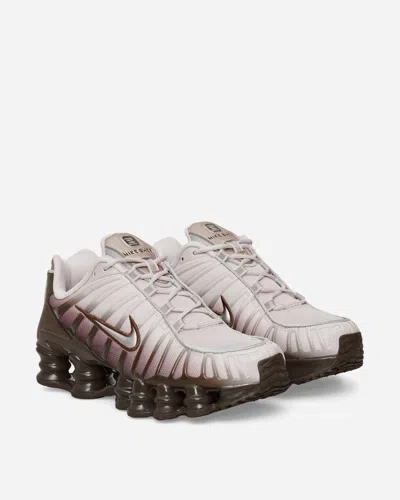 Nike Women S Shox Tl Sneakers Baroque Brown / Platinum Violet In Multi