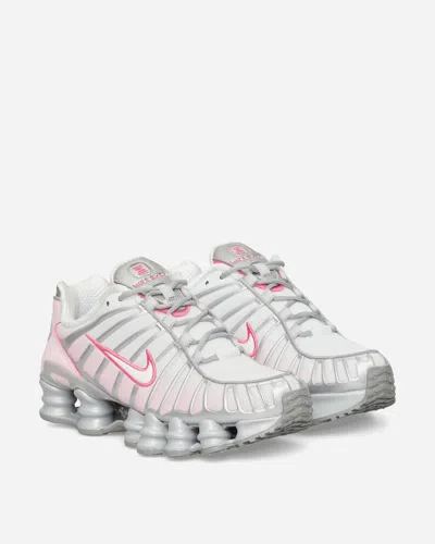 Nike Women S Shox Tl Sneakers Metallic Platinum / Pink Foam In Multi