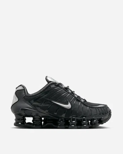 Nike Women S Shox Tl Trainers Off Noir / Metallic Silver In Multicolor