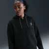 Nike Women's Sabrina Dri-fit Loose Full-zip Basketball Hoodie In Black