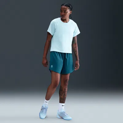 Nike Women's Sabrina Dri-fit Reversible Basketball Shorts In Blue