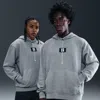 Nike Women's Sabrina Fleece Basketball Hoodie In Gray