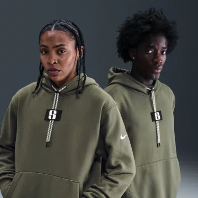 Nike Women's Sabrina Fleece Basketball Hoodie In Green
