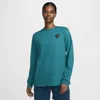 Nike Women's Sabrina Long-sleeve Basketball T-shirt In Blustery