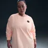 Nike Women's Sabrina Long-sleeve Basketball T-shirt (plus Size) In Pink