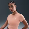 Nike Women's Sabrina Short-sleeve Cropped T-shirt In Pink