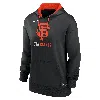 Nike Women's San Francisco Giants Authentic Collection  Therma Mlb Pullover Hoodie In Black