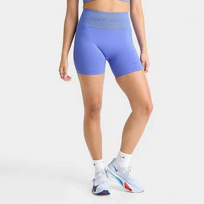 Nike Women's Seamless Short In Blue