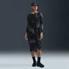 Nike Women's Serena Williams Design Crew Mesh Midi Dress In Black