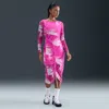 Nike Women's Serena Williams Design Crew Mesh Midi Dress In Pink