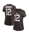 Nike Shedeur Sanders Brown Cleveland Browns 2025 Nfl Draft Name & Number T-shirt In Brown