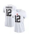 Nike Women's Shedeur Sanders White Cleveland Browns 2025 Nfl Draft Name Number T-shirt In White