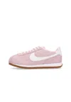 Nike Pink Cortez Vintage Suede Sneakers In Pink Foam/white/gum Med Brown