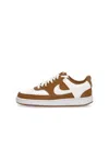 Nike Women's Court Vision Low Next Nature Casual Sneakers From Finish Line In Lt British Tan/white