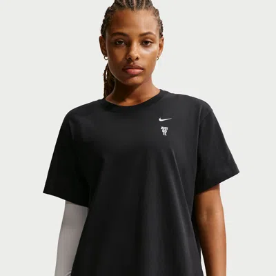 Nike Women's Short-sleeve Basketball T-shirt In Black