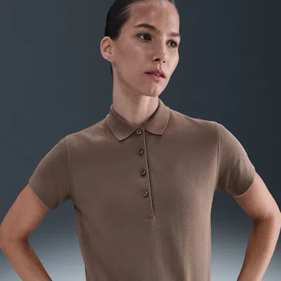 Nike Women's Short-sleeve Golf Polo In Brown