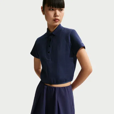 Nike Women's Short-sleeve Golf Polo In Blue