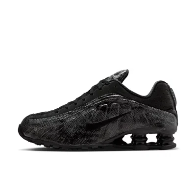 Nike Womens  Shox R4 In Black/mtlc Silver/black