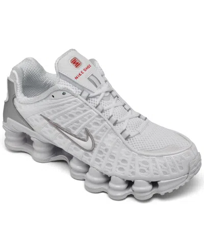 Nike Women's Shox Tl Casual Sneakers From Finish Line In White
