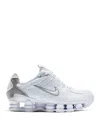 Nike Shox Tl Sneakers In White/white Metallic Silver