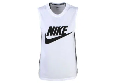 Pre-owned Nike Women's Signal Tank Top In White
