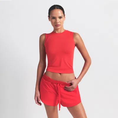 Nike Women's Skims Airy Muscle T-shirt In Red