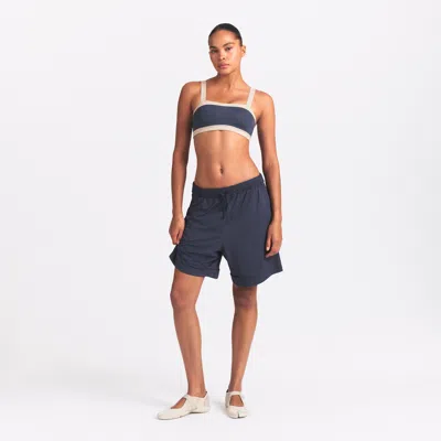 Nike Women's Skims Airy Relaxed Shorts In Blue