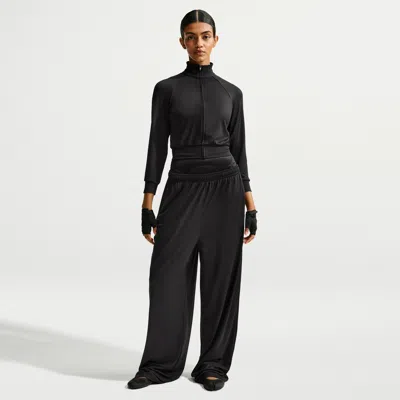 Nike Women's Skims Airy Wide-leg Pants In Black