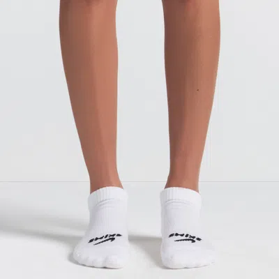 Nike Women's Skims Dri-fit Ankle Socks (3 Pairs) In White