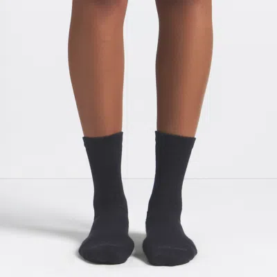 Nike Women's Skims Dri-fit Crew Socks (3 Pairs) In Black