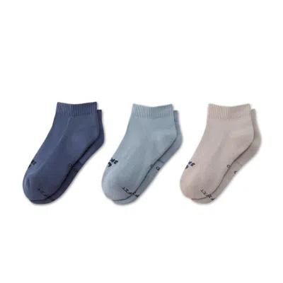 Nike Women's Skims Dri-fit Ankle Socks (3 Pairs) In Blue