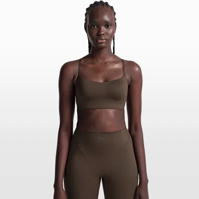 Nike Women's Skims Matte Contour Cami Bra In Pattern