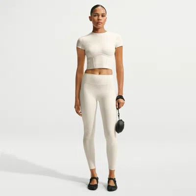 Nike Women's Skims Matte High-waisted 26" Leggings In White