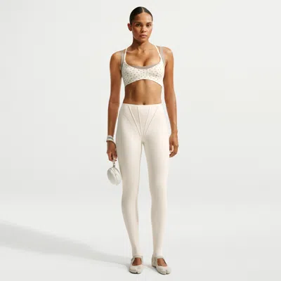 Nike Women's Skims Matte High-waisted Corset 26" Leggings In White