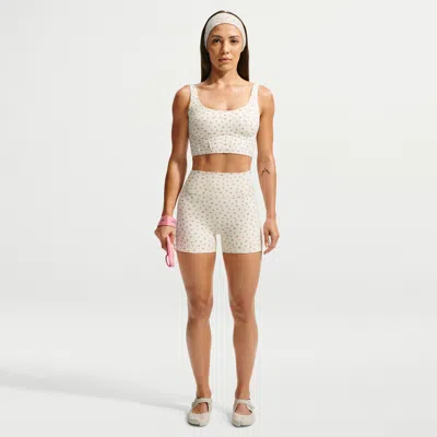 Nike Women's Skims Matte Printed High-waisted 3" Shorts In Multi