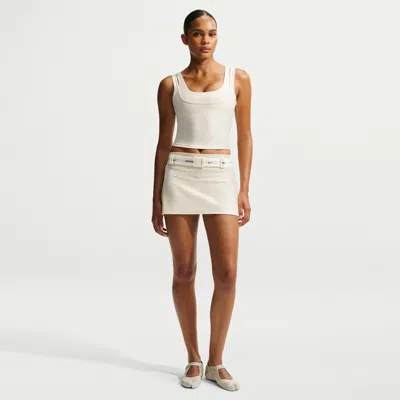 Nike Women's Skims Matte Skort In Neutral