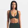 Nike Women's Skims Matte Twist-front Bra In Green