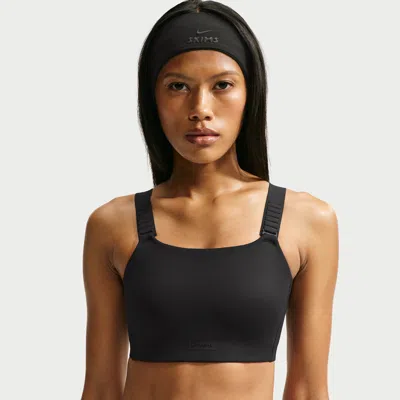 Nike Women's Skims Matte Wide-strap Bra In Blue