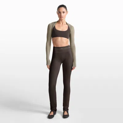 Nike Women's Skims Ribbed Seamless 34" Straight Leggings In Multi